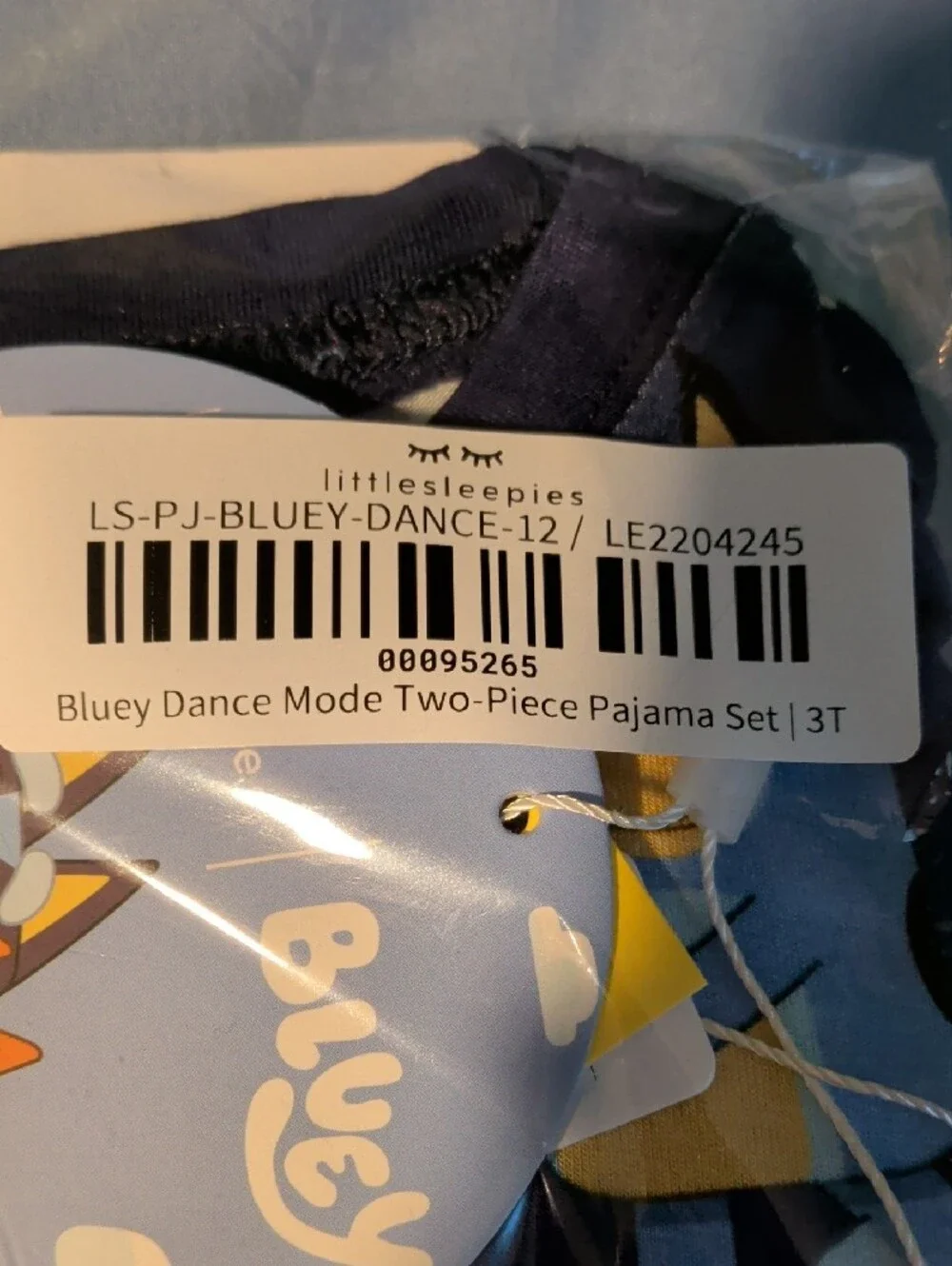 Little Sleepies Bluey Dance Pajama Set